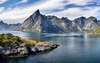 Montanhas em Noruega.